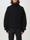 Airei Roll Neck Wool-cashmere Blend Sweatshirt In Schwarz