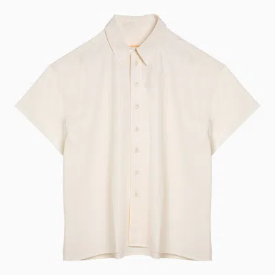 Airei White Short-sleeved Shirt In Black