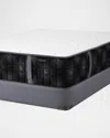 Aireloom Pinnacle Summit Hybrid Plush Full Mattress In Black/grey/snow Flake