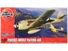 Airfix Level 1 Model Kit Focke-wulf Fw190-a8 Fighter Aircraft 1/72 Plastic Model Kit By