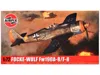 Airfix Level 1 Model Kit Focke-wulf Fw190-a8/f-8 Aircraft With 2 Scheme Options 1/72 Plastic Model Kit By A In Multi