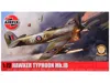 Airfix Level 1 Model Kit Hawker Typhoon Mk. Ib Aircraft With 2 Scheme Options 1/72 Plastic Model Kit By Air In Multi