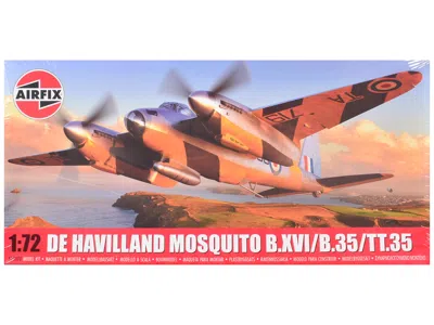 Airfix Level 2 Model Kit De Havilland Mosquito B. Xvi/b.35/tt.35 Aircraft With 3 Scheme Options 1/72 Plasti