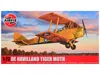 Airfix Level 2 Model Kit De Havilland Tiger Moth Aircraft With 2 Scheme Options 1/72 Plastic Model Kit By A In Yellow