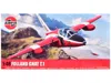 Airfix Level 2 Model Kit Folland Gnat T.1 Aircraft With 2 Scheme Options 1/48 Plastic Model Kit By  In Red