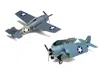 Airfix Level 2 Model Kit Grumman F4f-4 Wildcat Fighter Aircraft With 2 Scheme Options 1/72 Plastic Model Ki