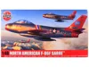 Airfix Level 2 Model Kit North American F-86f Sabre Aircraft With 2 Scheme Options 1/48 Plastic Model Kit B In Multi