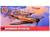 Airfix Level 2 Model Kit Supermarine Spitfire Mk. I Aircraft With 3 Scheme Options 1/48 Plastic Model Kit B In Brown
