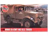 Airfix Level 2 Model Kit Wwii 15-cwt 4x2 General Service Truck With 2 Scheme Options 1/48 Plastic Model Kit In Green