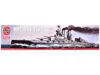 Airfix Level 3 Model Kit Hms Iron Duke Frigate "vintage Classics" Series 1/600 Plastic Model Kit By  In Multi