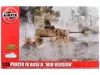 Airfix Level 3 Model Kit Panzer Iv Ausf. H "mid Version" Tank With 2 Scheme Options (level 3) 1/35 Plastic  In Brown