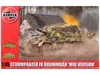 Airfix Level 3 Model Kit Sturmpanzer Iv Brummbar "mid Version" Tank With 2 Scheme Options 1/35 Plastic Mode In Multi