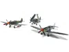Airfix Level 3 Model Kit Supermarine Seafire F. Xvii Fighter Aircraft With 3 Scheme Options 1/48 Plastic Mo