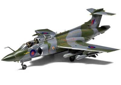 Airfix Level 4 Model Kit Blackburn Buccaneer S.2b Aircraft With 3 Scheme Options 1/48 Plastic Model Kit By In Gray