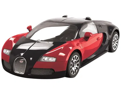 Airfix Quickbuild Skill 1 Model Kit Bugatti Veyron Red / Black Snap Together Model By