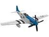 Airfix Quickbuild Skill 1 Model Kit D-day P-51d- Mustang Snap Together Painted Plastic Model Airplane Kit By Airfix Qu