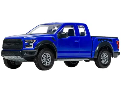 Airfix Quickbuild Skill 1 Model Kit Ford F-150 Raptor Blue Snap Together By