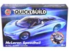 Airfix Quickbuild Skill 1 Model Kit Mclaren Speedtail Light Blue With Black Top Snap Together Painted Plastic Model Ca In Blue