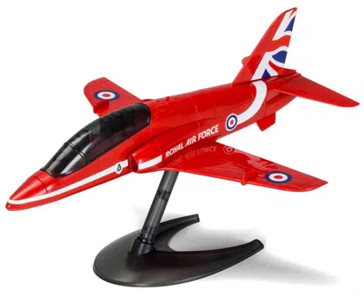 Airfix Quickbuild Skill 1 Model Kit Royal Air Force Red Arrows Hawk Aircraft Red Snap Together Painted Plastic Model A