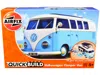 Airfix Quickbuild Skill 1 Model Kit Volkswagen Camper Van Blue Snap Together Model By  In Blue