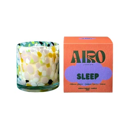 Airo Aromatherapy Sleep Aromatherapy Candle With Ylang Ylang & Lemon Verbena In Handblown Glass - White