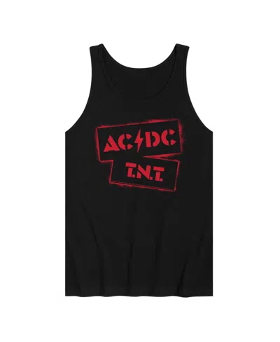 Airwaves Hybrid Apparel Acdc Tnt Stencil Mens Tank In Black