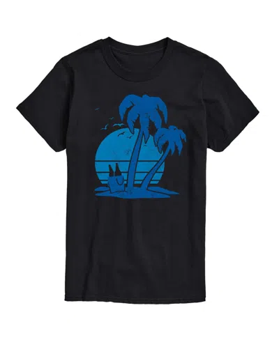 Airwaves Hybrid Apparel Beach And Beer Mens Short Sleeve Tee In Black