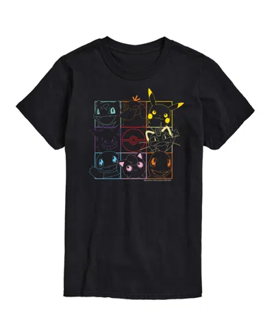 Airwaves Hybrid Apparel Character Grid Mens Short Sleeve Tee In Black