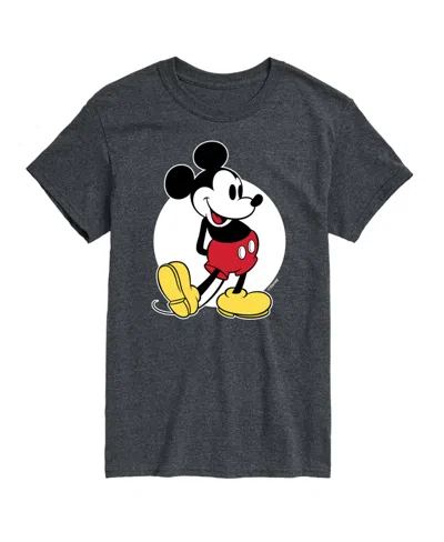 Airwaves Hybrid Apparel Classic Mickey Mens Short Sleeve Tee In Hthr Grey