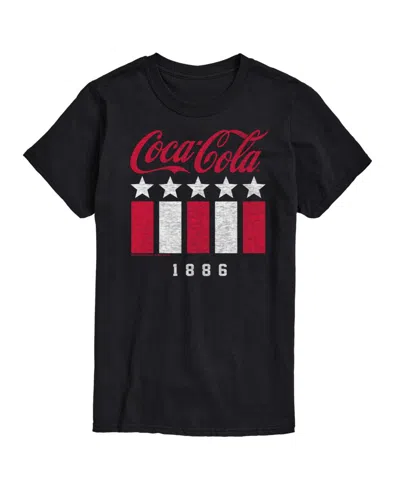 Airwaves Hybrid Apparel Coca Cola Americana Mens Short Sleeve Tee In Black