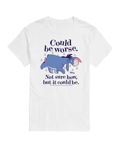 Airwaves Hybrid Apparel Could Be Worse Eeyore Mens Short Sleeve Tee In White