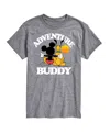Airwaves Hybrid Apparel Disney Adventure Buddy Mens Short Sleeve Tee In Ath Hthr
