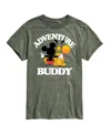 Airwaves Hybrid Apparel Disney Adventure Buddy Mens Short Sleeve Tee In Hthr Green