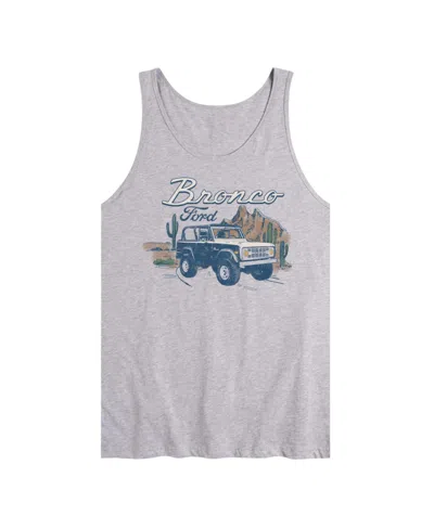 Airwaves Hybrid Apparel Ford Bronco Desert Mens Jersey Tank In Athletic Heather