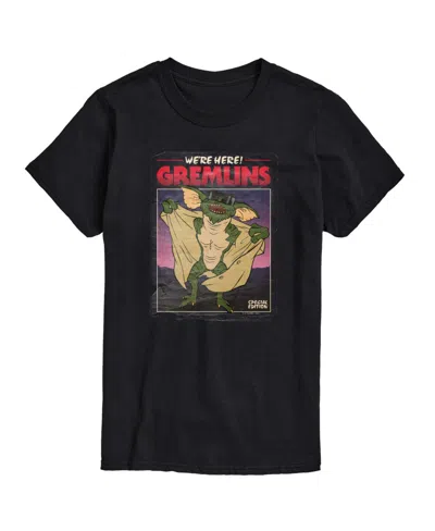 Airwaves Hybrid Apparel Gremlins Movie Poster Mens Short Sleeve Tee In Black