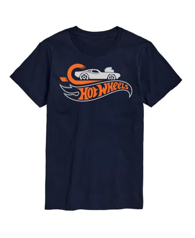 Airwaves Hybrid Apparel Hot Wheels Mens Short Sleeve Tee In Navy