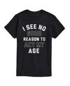 Airwaves Hybrid Apparel I See No Good Reason Age Mens Short Sleeve Tee In Black