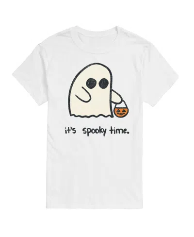 Airwaves Hybrid Apparel It's Spooky Time Men's Short Sleeve Tee In White