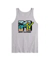 Airwaves Hybrid Apparel Mtv Logo Mens Jersey Tank In Ath Hthr