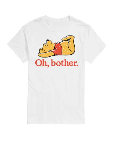 Airwaves Hybrid Apparel Oh Bother Sketch Mens Short Sleeve Tee In White