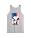 Airwaves Hybrid Apparel Peanuts Flag Mens Jersey Tank In Ath Hthr