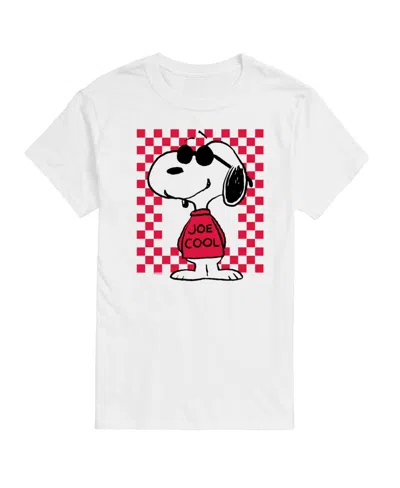 Airwaves Hybrid Apparel Peanuts Joe Cool Mens Short Sleeve Tee In White