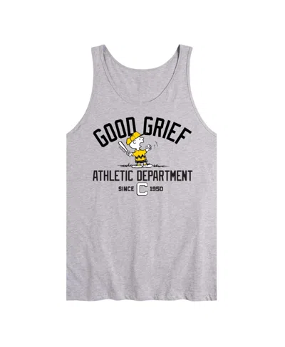 Airwaves Hybrid Apparel Peanuts Sports Mens Jersey Tank In Ath Hthr