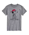 Airwaves Hybrid Apparel Peanuts Still Cool Mens Short Sleeve Tee In Ath Hthr