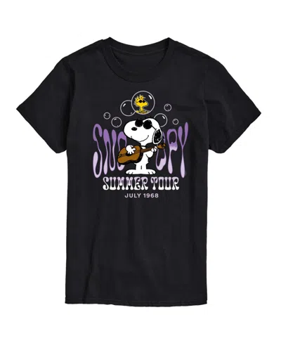 Airwaves Hybrid Apparel Snoopy Summer Tour Mens Short Sleeve Tee In Navy