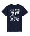 Airwaves Hybrid Apparel The Beatles Group Short Sleeve Tee In Blue