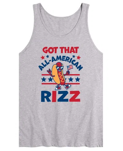 Airwaves Men's All American Rizz Hotdog Sleeveless Graphic Tank In Neutral