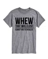 Airwaves Men's Almost Had To Socialize Short Sleeve T-shirt In Gray