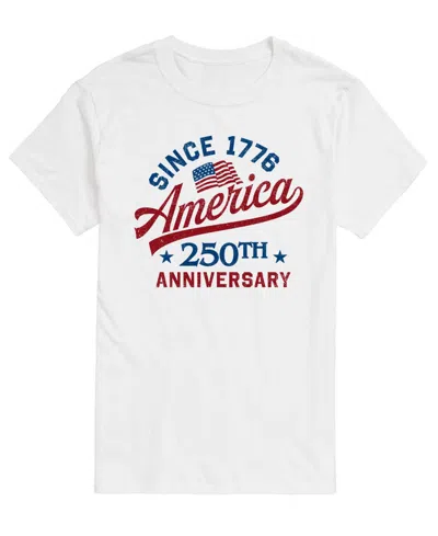 Airwaves Men's America 250 Short-sleeve Graphic T-shirts In White