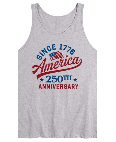 Airwaves Men's America 250 Sleeveless Graphic Tank T-shirts In Gray